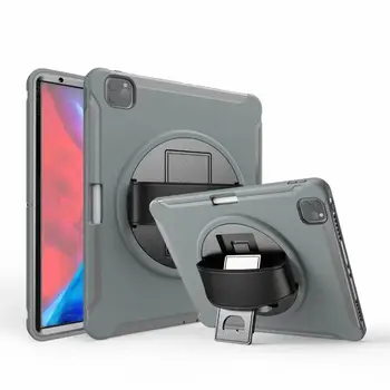 

Kids Safety Heavy Duty Shockproof Kickstand Stand Case For IPad Pro 12.9 Inch 2020 Tablet Protect Cover With Pen Slot Coque+pen