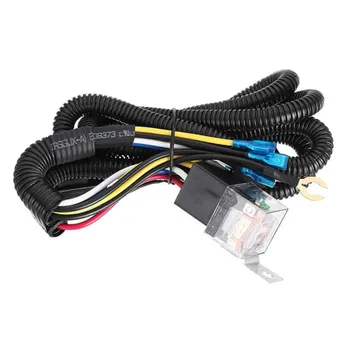 

New 12V 40A Electric Horn Relay Wiring Harness Kit For Grille Mount Blast Tone Horns Car Replacement Accessories