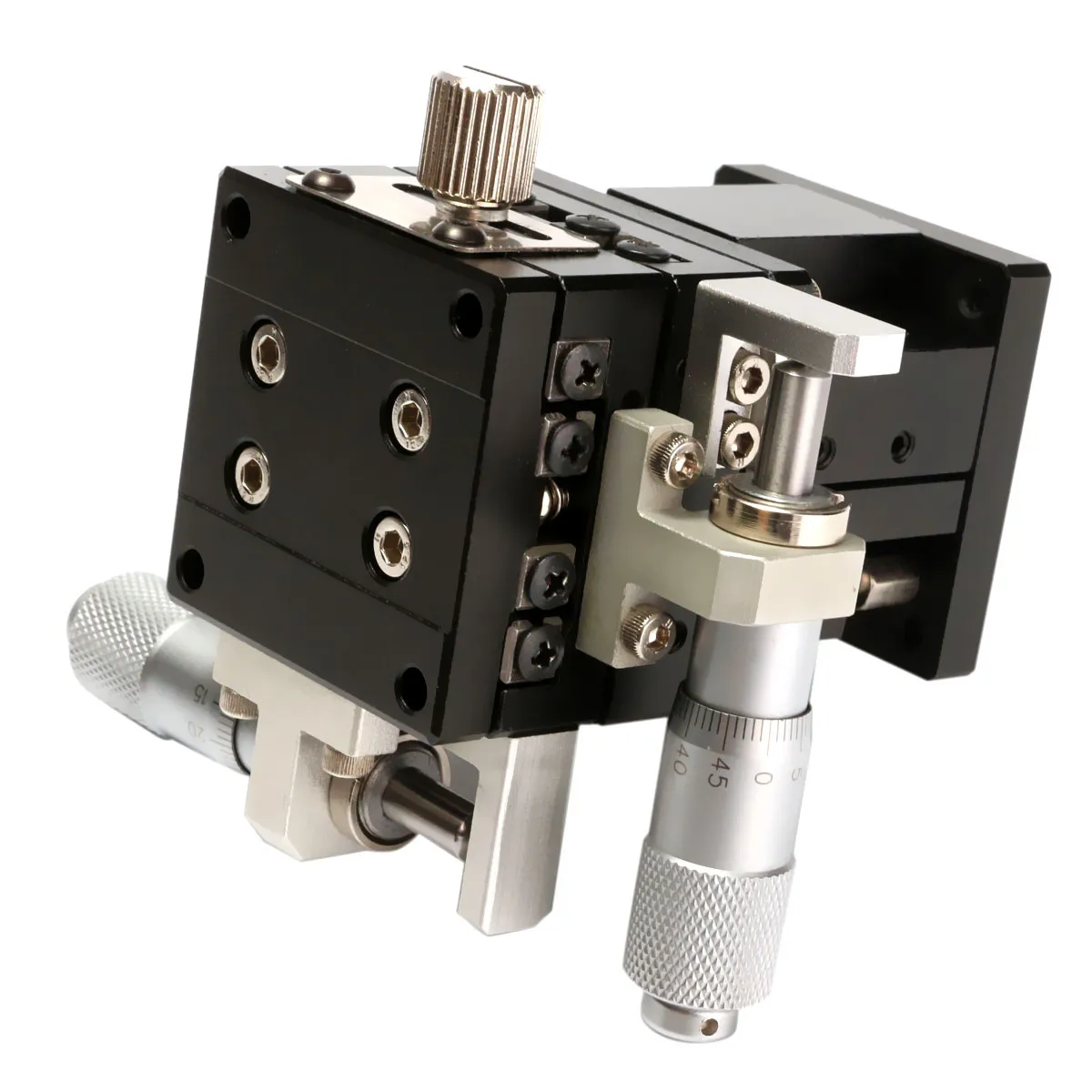 XYZ Axis 40*40 Trimming Station Manual Displacement Platform Linear Sliding Table 40*40mm LD40-LM XYZ40-LM
