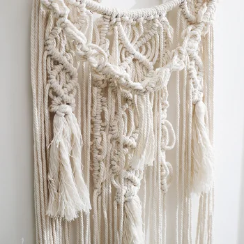 

Craft Dreamcatcher Tapestry Macrame Vintage Woven Wedding Wall Hanging Handmade DIY Craft Vintage Lovely