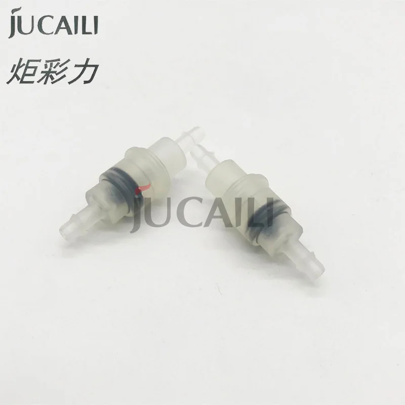 

Jucaili 5PCS/lot ink tube one-way valve for Inkjet printer ink pipe connector ink supply system non-return plastic valve