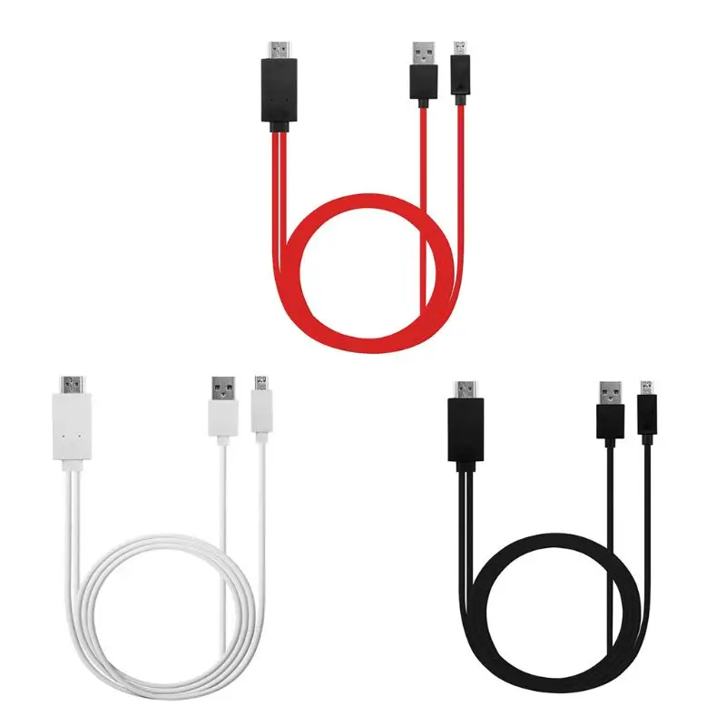 180 см 11Pin Micro USB к HDMI 1080P телевизионный HD кабель адаптер конвертер для Android samsung