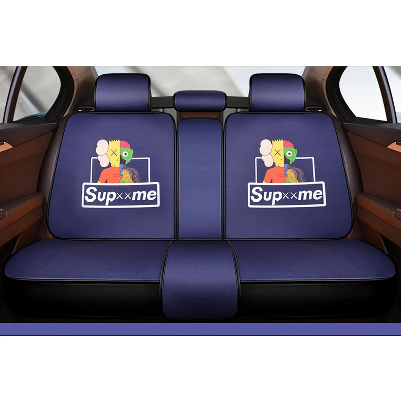  Car Seat Cover Universal Full Set Vehicle Seat Protection Auto for Dodge Caliber Charger Durango Jo