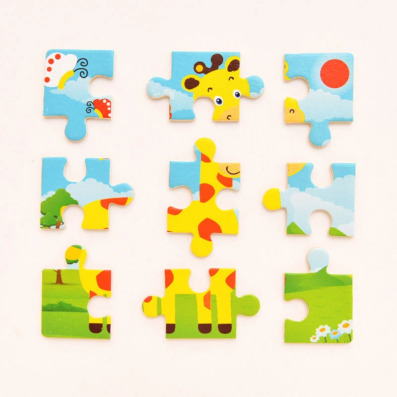 Новейшая Горячая 17 видов стилей развитие обучение цветная Форма Детские игрушки 3D деревянная мозаика, анимированная обучающая детская игрушка