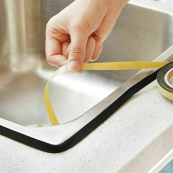 

Gas Cooker Table Kitchen Dustproof Waterproof Soundproof Seal Strip Gap Anti-fouling Kitchenware Window Slit Sink Sealing