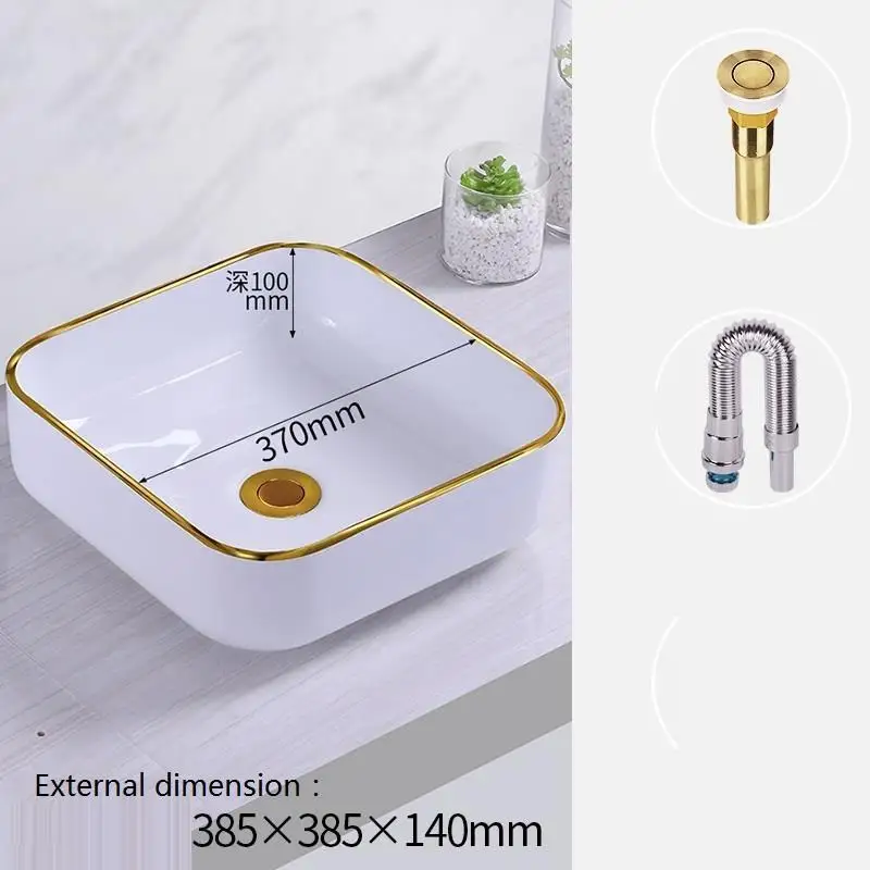 Mano Umywalka Nablatowa wastatel Da Appoggio Banyo Wasbak Vanity Fregadero Para De Pia Banheiro раковина для ванной Lavabo умывальник - Цвет: Number 4