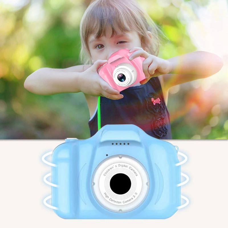 Hd экран перезаряжаемая цифровая мини камера дети мультфильм Милая камера игрушки наружная Фотография реквизит для ребенка подарок на день
