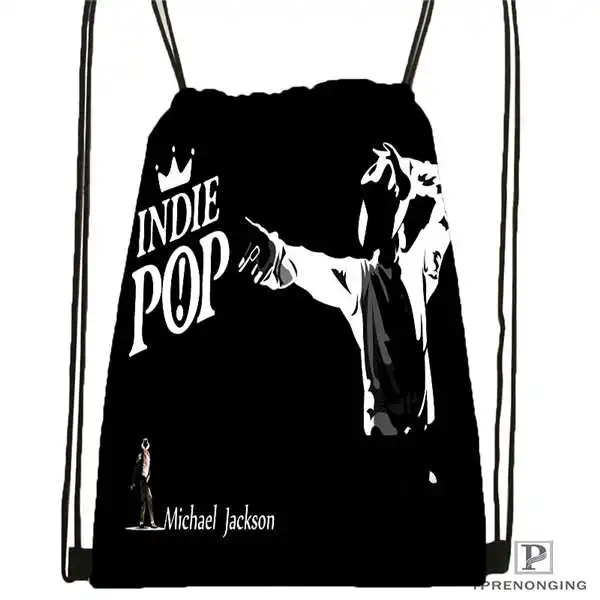 Drawstring Backpack На заказ Jimi-Hendrix@ 1 походная сумка на шнурке милый рюкзак для детей(черная спинка) 31x40 см#2018612-01-21 - Цвет: Drawstring Backpack