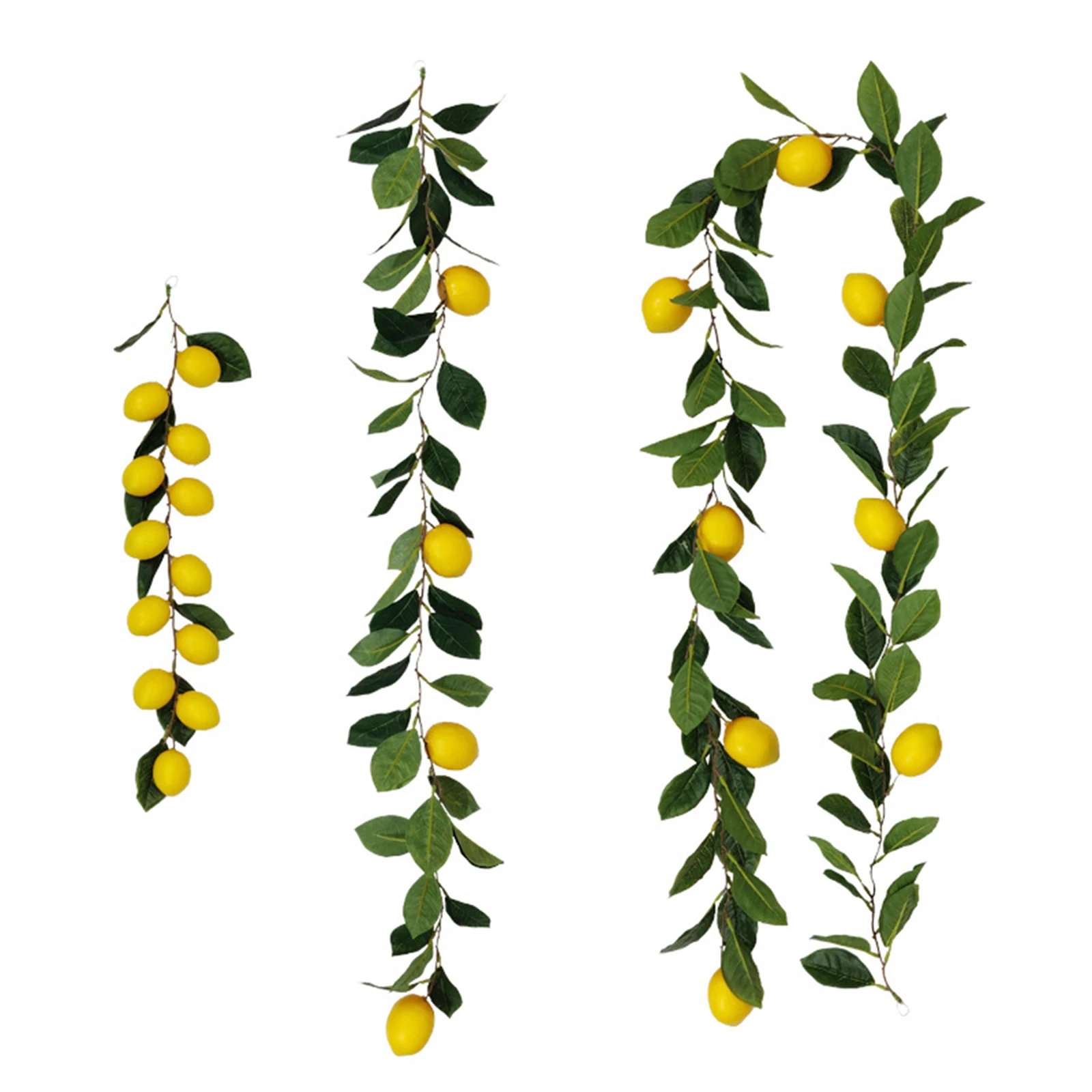 

Artificial Lemon Simulation Fruit Vegetable String Foam Hanging Decor Hotel Hanging Photography Prop Pendant for Decoration