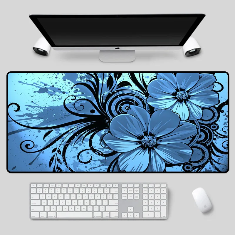 

Mairuige Beautiful flower pattern mouse pad multi-size selection rubber non-slip table mat home computer essential keyboard pad