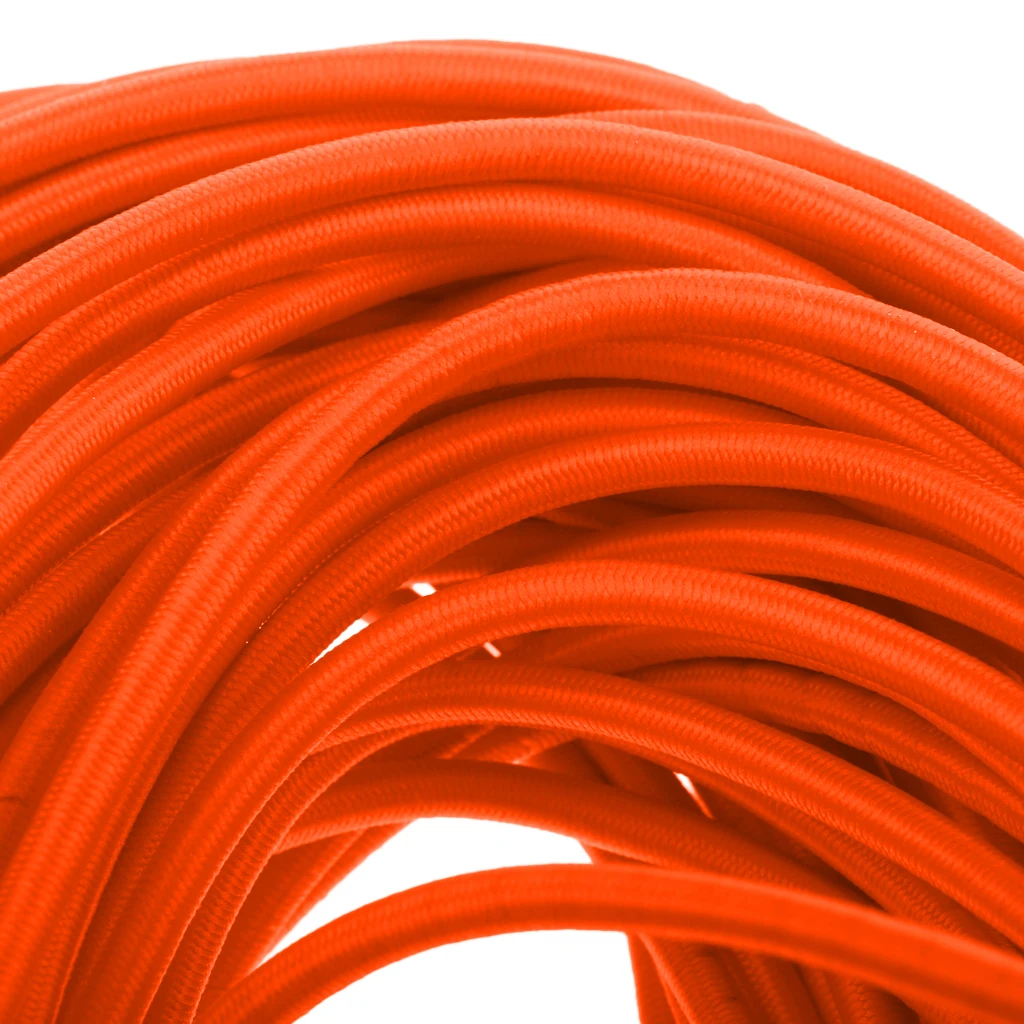 4mm Elastic Bungee Rope Shock Cord Car Roof Racks Trailers Boats Tie Down