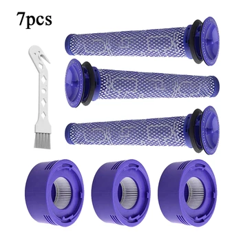 

7pcs Vacuum Cleaner Kit Replacement For Dyson V7 V8 Filter Core Back Kit Vacuum Cleaner Kit Replacement