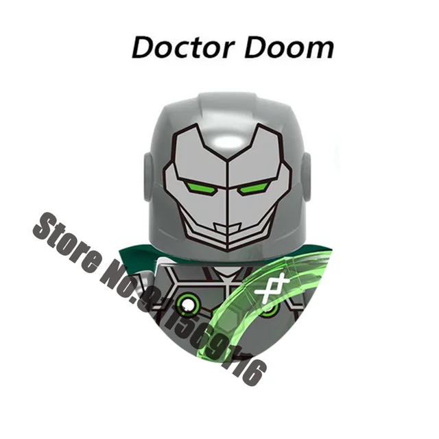 Superhero TVA Loki Building Blocks Bricks Iron Man Spiderman Hulk Thor Captain America Black Widow Vision Falcon Deadpool Toys X1374