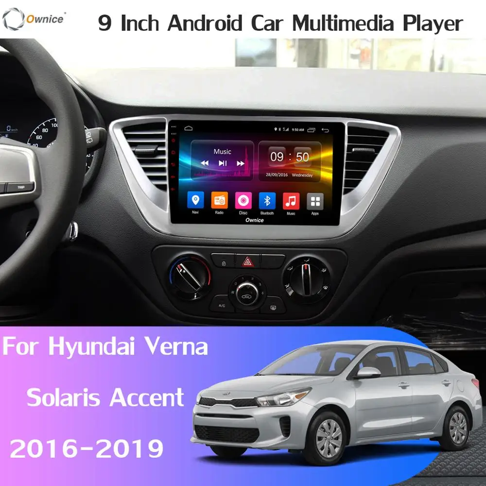 Flash Deal 360°Panoramic Android 9.0 4+64G Car Multimedia Player for Hyundai Verna Solaris Accent 2016 2017 2018 2019 GPS Radio CarPlay DSP 1