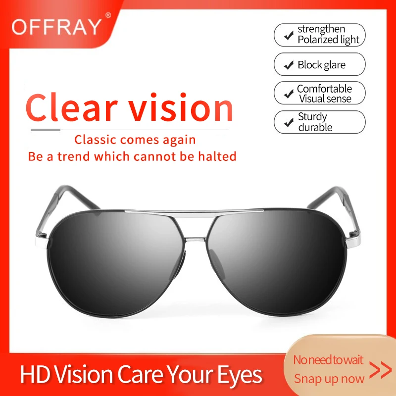 

OFFRAY 2020 Sunglasses Men metal frame Sunglasses Brand Designer Sunglass Women's Glasses Unisex Eyewear