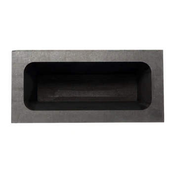 

GTBL 85 Oz Gold Large Graphite Ingot Mold Melting Casting Refining Scrap Bar Crucible