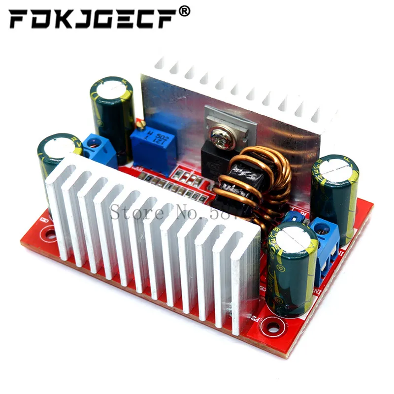 DC 400W 15A Step-up Boost Converter Constant Current Power Supply LED Driver 8.5-50V to 10-60V Voltage Charger Step Up Module |