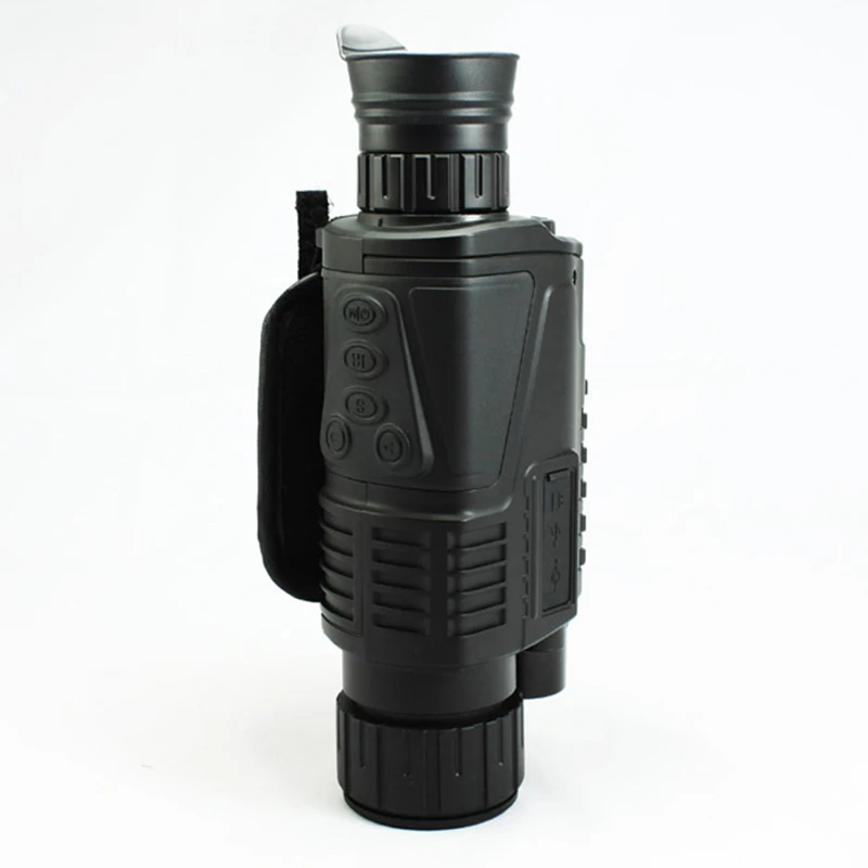 Airsoft AR 15 Аксессуары тактический HD ручной инфракрасный цифровой 5x40 ночного видения прицел Монокуляр для охоты стрельба BK