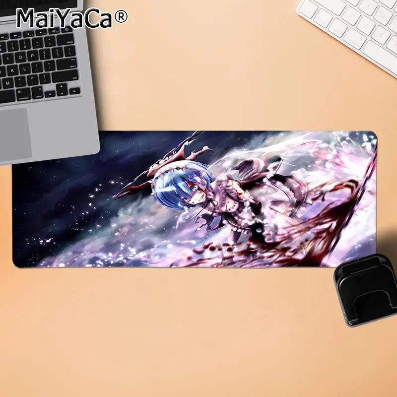 MaiYaCa Rem Re Zero Аниме девочка геймерская игра коврик для мыши противоскользящие прочные силиконовые компьютерные коврики