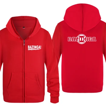 

Bazinga Green Lantern The Big Bang Theory Sweatshirts Men 2018 Mens Zipper Hooded Fleece Hoodies Cardigans