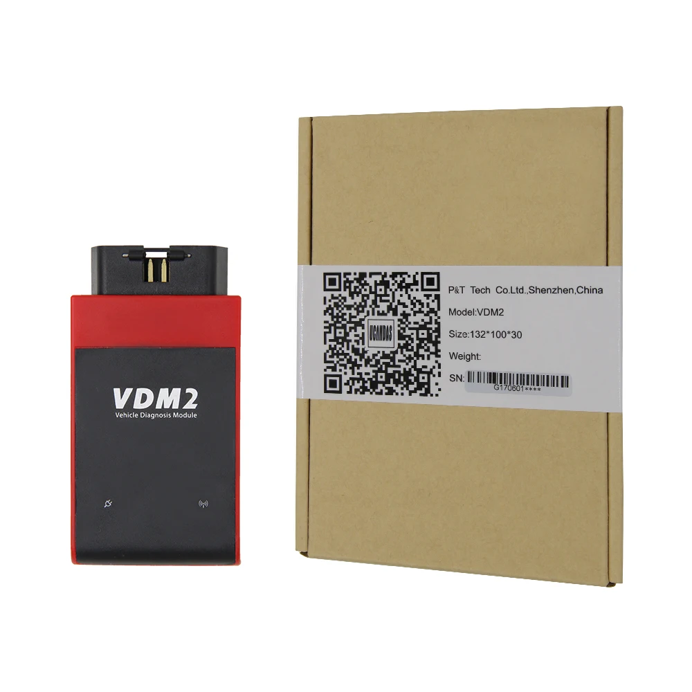 UCANDAS VDM2 Автомобильный сканер VDM II такое же программное обеспечение VDM V5.2 Поддержка android к разъему wifi многоязычный OBD OBD2