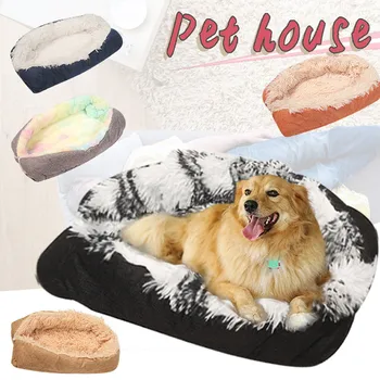 

Pet bed all Seasons Dog Nst Cat Deep Sleeping Mat Large Medium and Small Sofa Breathable Washable Square Cat Nest Pet House