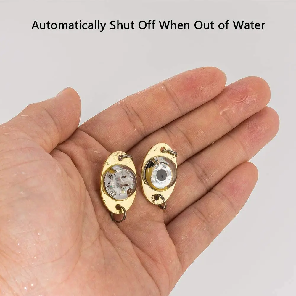 PRO BEROS 1/2/3/4pcs Fishing Lure Light LED Bait Deep Drop Underwater Eye Fishing Squid Bait Luminous Lure for Attracting Fish