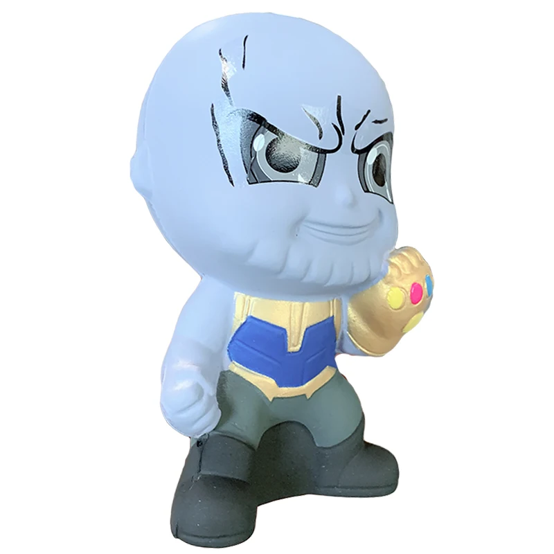 Jumbo Kawaii Marvel танос мягкие сжимаемые игрушки новинка медленно поднимающаяся мягкая мультяшная кукла игрушка для снятия стресса для детей Рождественский подарок игрушка