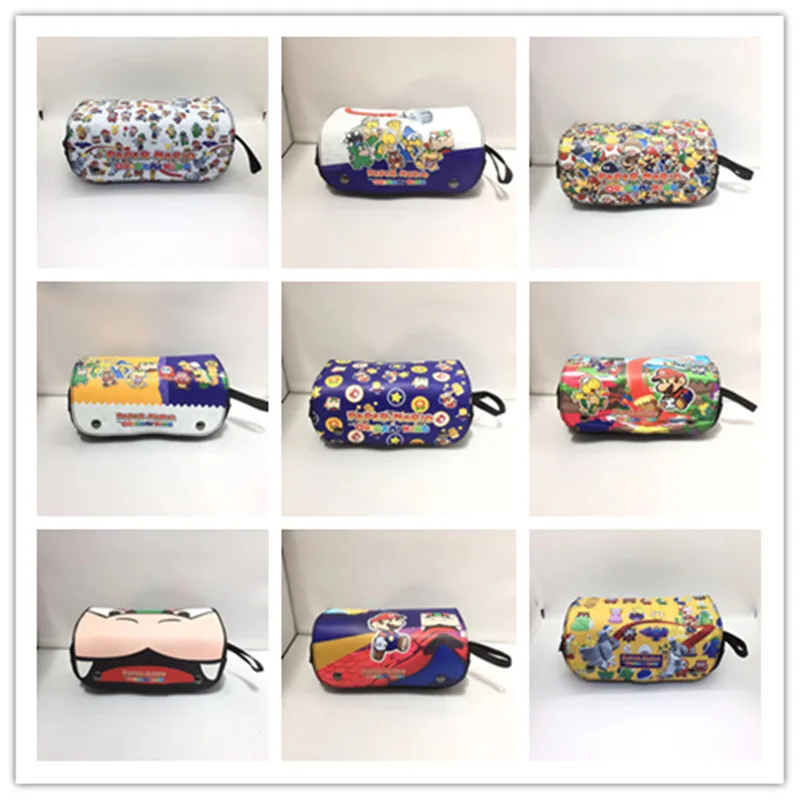 С рисунком из игры &quotБратья Супер Марио&quot пенал двухслойный большой емкости