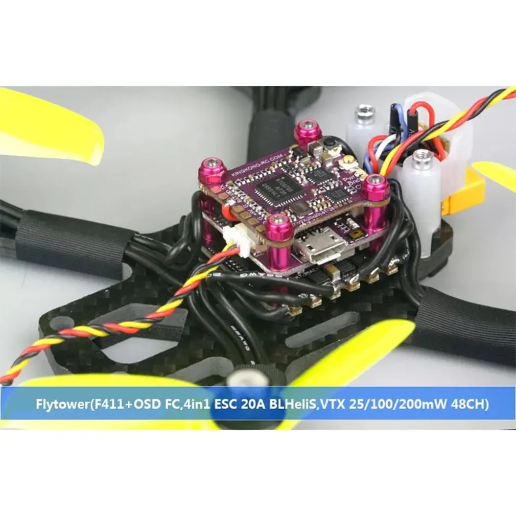 LDARC 130GTI-HD 133mm 3-4S FPV Racing Drone PNP BNF F4 OSD 20A BLheli_S 4In1 ESC w/ Caddx.US Turtle V2 1080P Camera
