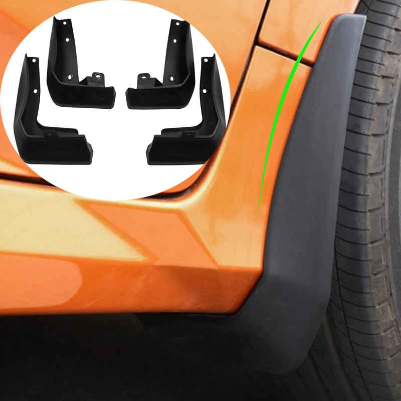 Брызговик s mudflaps Брызговики Передняя тыльная грязь щиток крыло брызговиков набор форм 4 шт. для Honda Civic- с логотипом