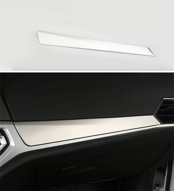 Автомобильный Стайлинг из углеродного волокна центральной консоли воздуха на выходе приборной панели панельные крышки наклейки для BMW 3 серии G20 G28 аксессуары для интерьера - Название цвета: Silver