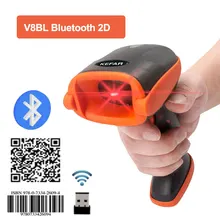 

Holyhah V8 Wireless Wired Barcode Scanner And V8BL Bluetooth1D 2D QR Bar Code Reader PDF417 for IOS Android IPAD