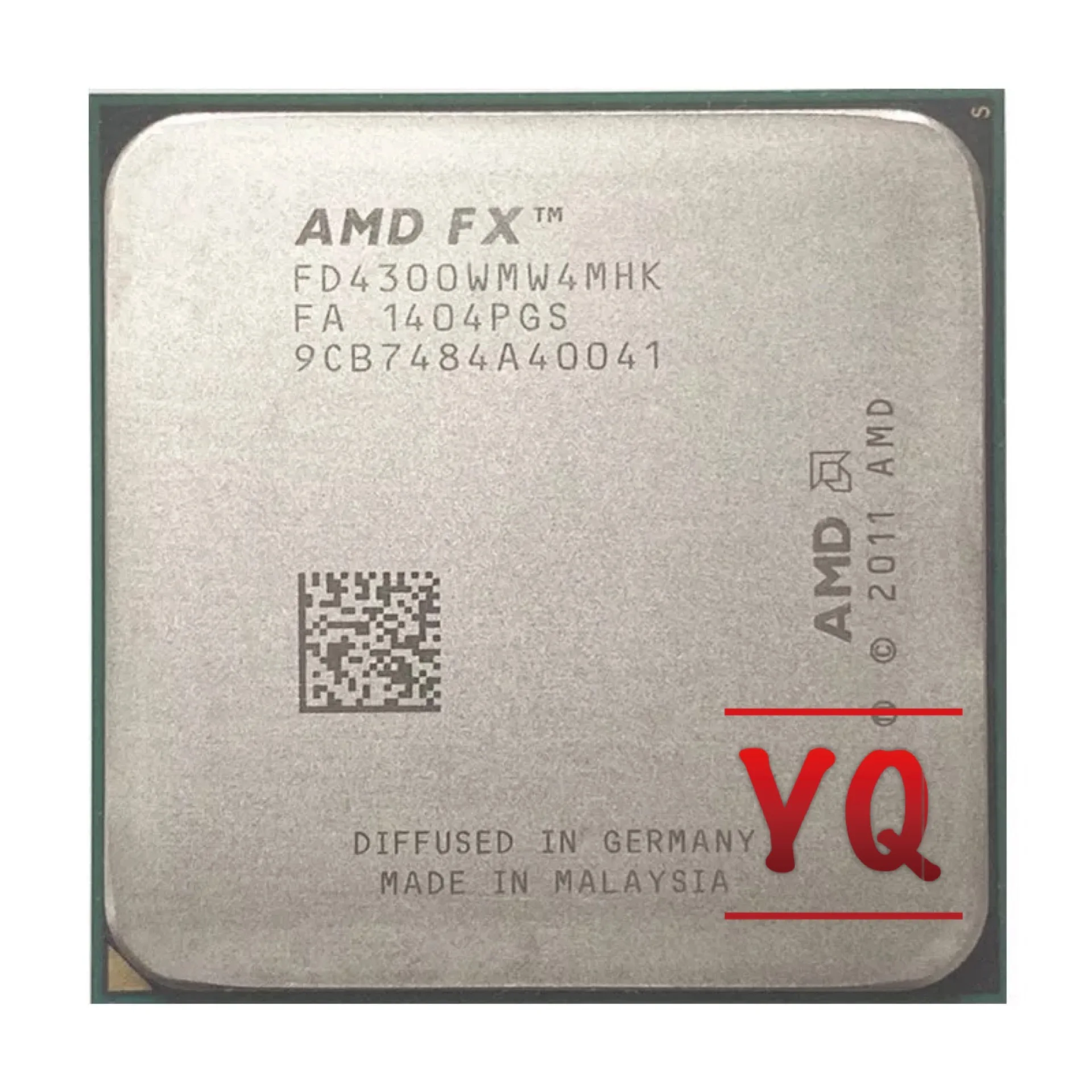 top cpu AMD FX Series FX4300 3.8GHz Quad-Core CPU Processor FX 4300 FD4300WMW4MHK 95W Socket AM3+ cpu for gaming pc