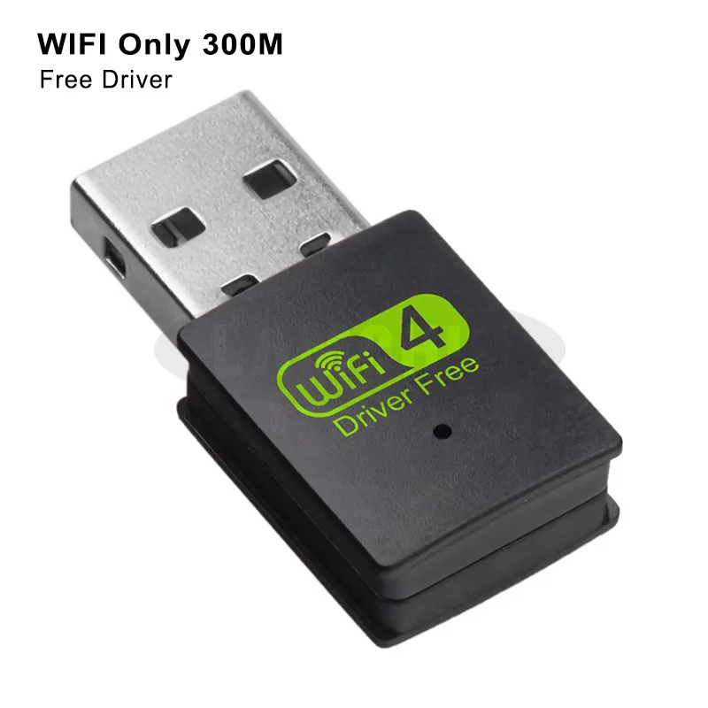 USB wifi адаптер 600 Мбит/с 5 ГГц Бесплатный накопитель USB Сетевая карта Bluetooth wifi 2 в 1 адаптер настольный компьютер беспроводная сетевая карта - Комплект: Only WIFI 300M