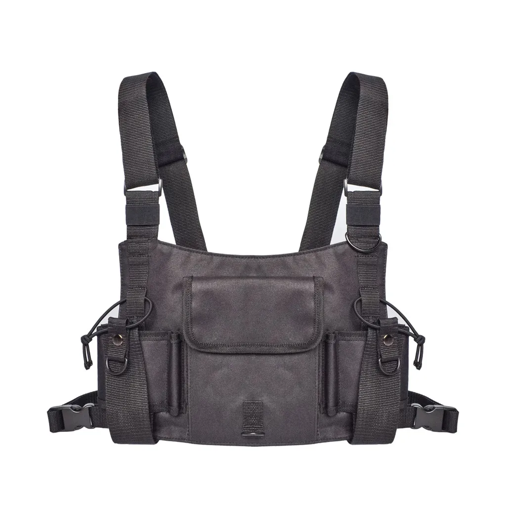 

Universal Radio Pouch Chest Pack Case for For Radio Carry Case Chest Pocket Universal Bag Holster for Two Way Radio Vest 10.87