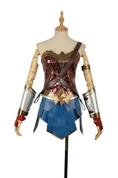 

Wonder Woman Cosplay Costume Batman v Superman:Dawn of Justice Outfit Adult Women Battleframe Uniform Halloween Carnival