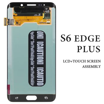 

Original Blue White Gray Gold Screen For S6 Edge Plus LCD Display AMOLED G928 G928F G928I G928A Panel Assembly