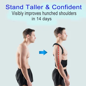 

Adjustable Posture Corrector Back Support Shoulder Back Brace Posture Correctionr Spine Corrector Health Postural Fixer Tape