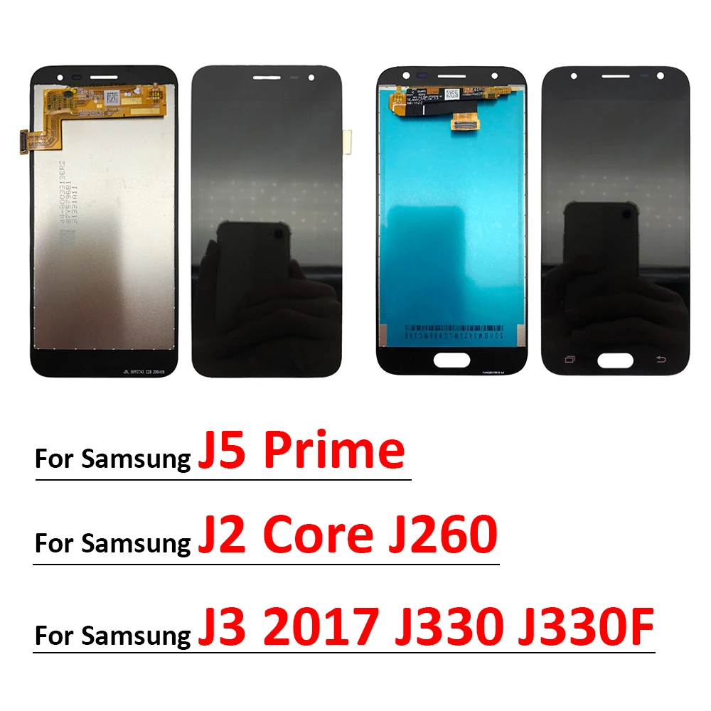 Новинка для Samsung J5 Prime J2 Core J260 J3 2017 J330 J330F Pro ЖК-дисплей сенсорный экран дигитайзер в