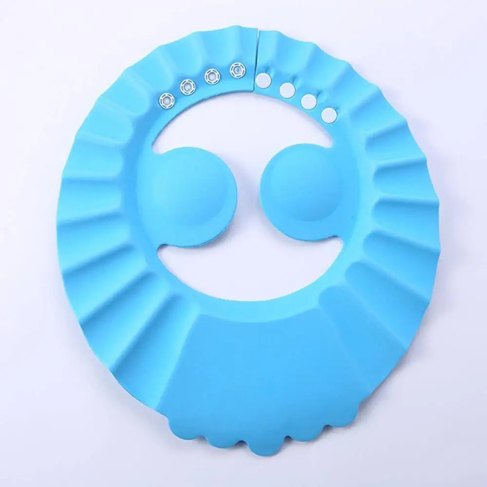 Children Kid Shampoo Bath Wash Hair Shield Hat Waterproof Baby Soft Ear protection Adjustable Baby Shower Cap Prevent Water Into - Цвет: Blue 2 Shampoo Cap