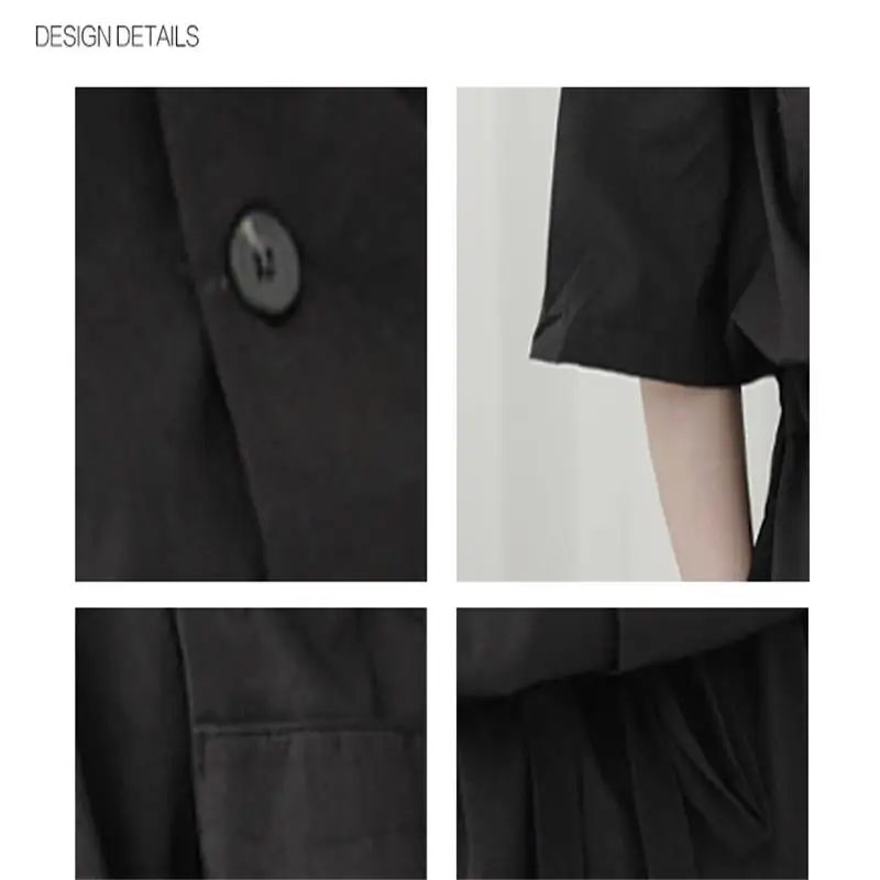 Spring and summer ladies solid color jumpsuit women's jumpsuit overalls rope waist short sleeve jumpsuit trousers