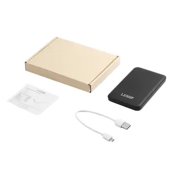 

LESHP Black Super-high 6000mAh Capacity 5V 2A 2 Port Lightweight Portable Easy to Carry Compact Fast-charging Power Bank
