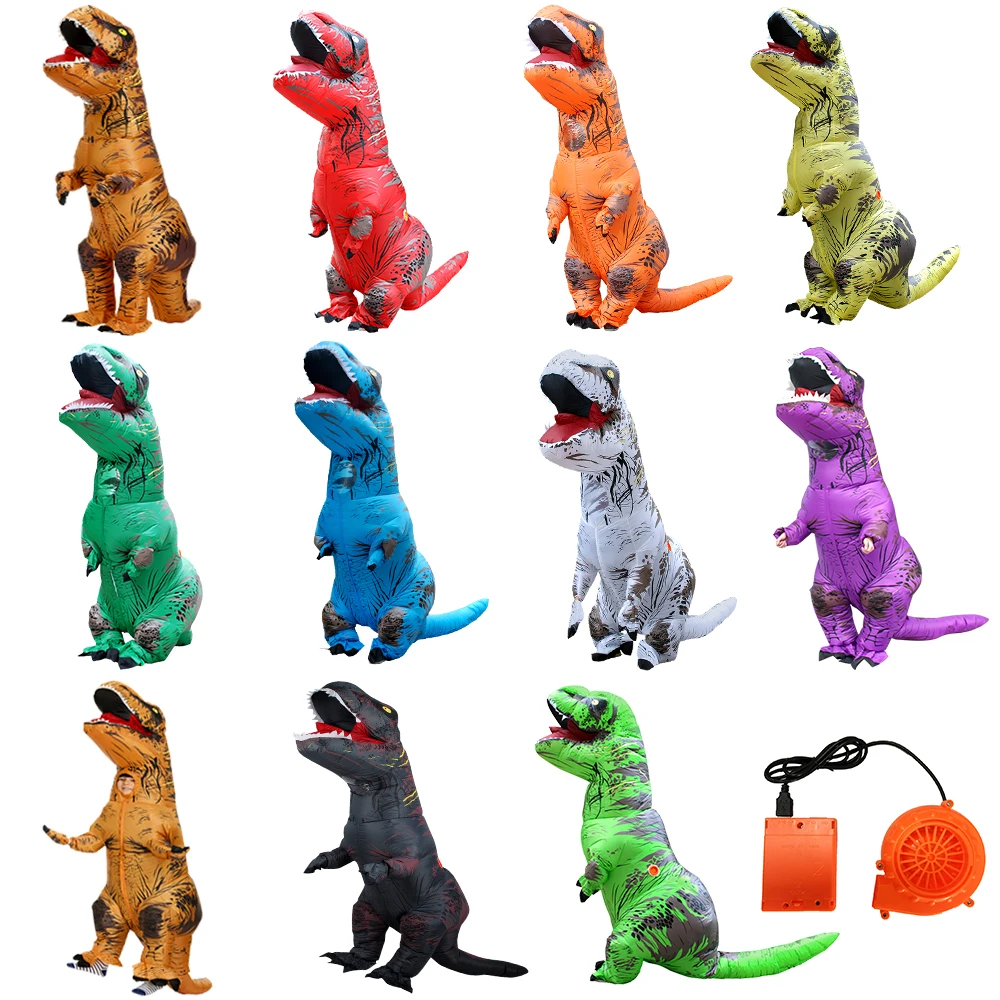 Распродажа надувные костюмы динозавров для взрослых и детей Необычные на