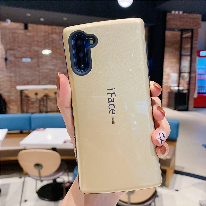 IFace Mall сверхпрочный чехол для телефона для samsung Note 10 10 Plus 9 8 ударопрочный задний Чехол Жесткий Чехол Galaxy S10 S10 5G Мобильный корпус