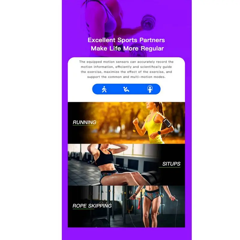 Умные часы с Bluetooth для мужчин и женщин фитнес трекер браслет мониторинга здоровья