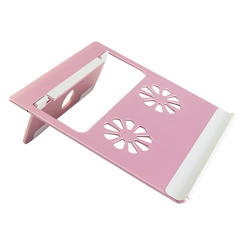 

Aluminum Alloy Ultra-thin Foldable Laptop Support Bracket for Notebook Tablet PC Cooling Stand Gift for a friend WWO66