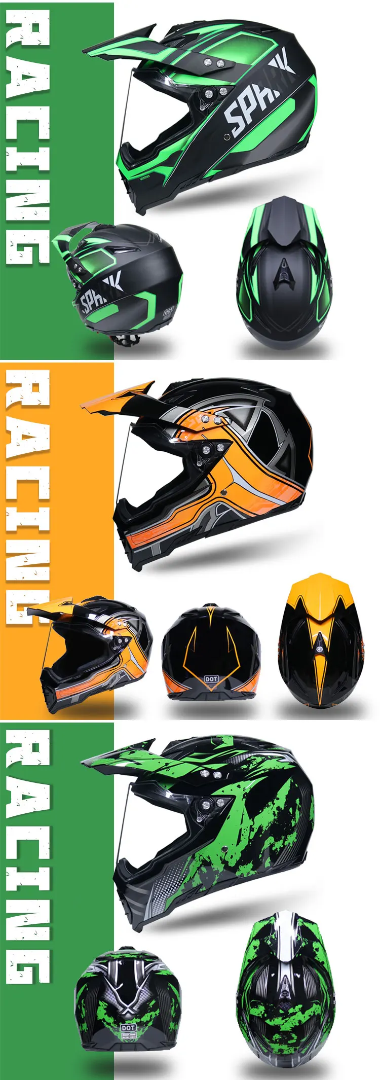 Высокое качество moto rcycle шлем casco moto capacete dirt bike Шлем Внедорожный гоночный Мото Кросс с объективом DOT утвержден