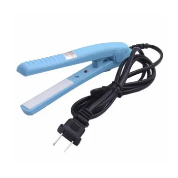 

Professional Mini Portable Ceramic Flat Iron Hair Straightener Splint Non Slip Design Hair Styling Tools For Travel