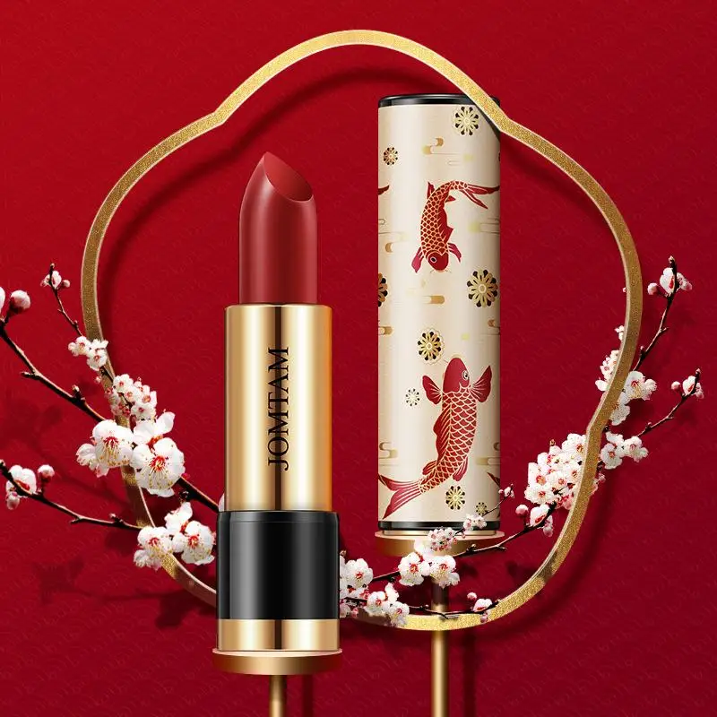 

Student Waterproof Lasting Lipstick Matte Glossy Lip Gloss Hot Sales Chinese style Lip Balm Sexy Tint Women Fashion Makeup Gift